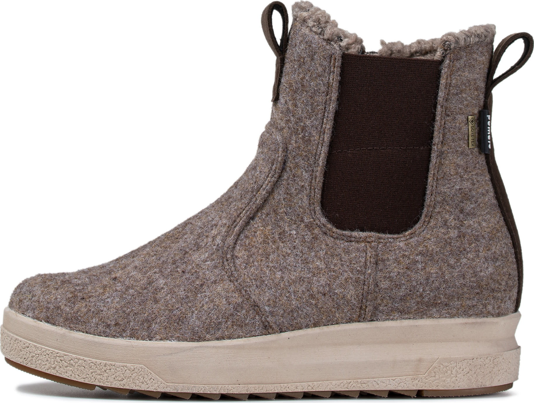 Pomar Women´s Kevo GORE-TEX Ankle Boot Sand Felt/bark Micro 36