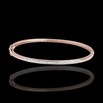 Edenly Armreif Diorama in RosÃ©gold - 11 Diamanten