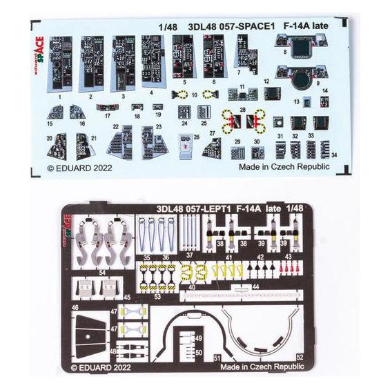 Eduard F-14A late SPACE for TAMIYA (3DL48057)