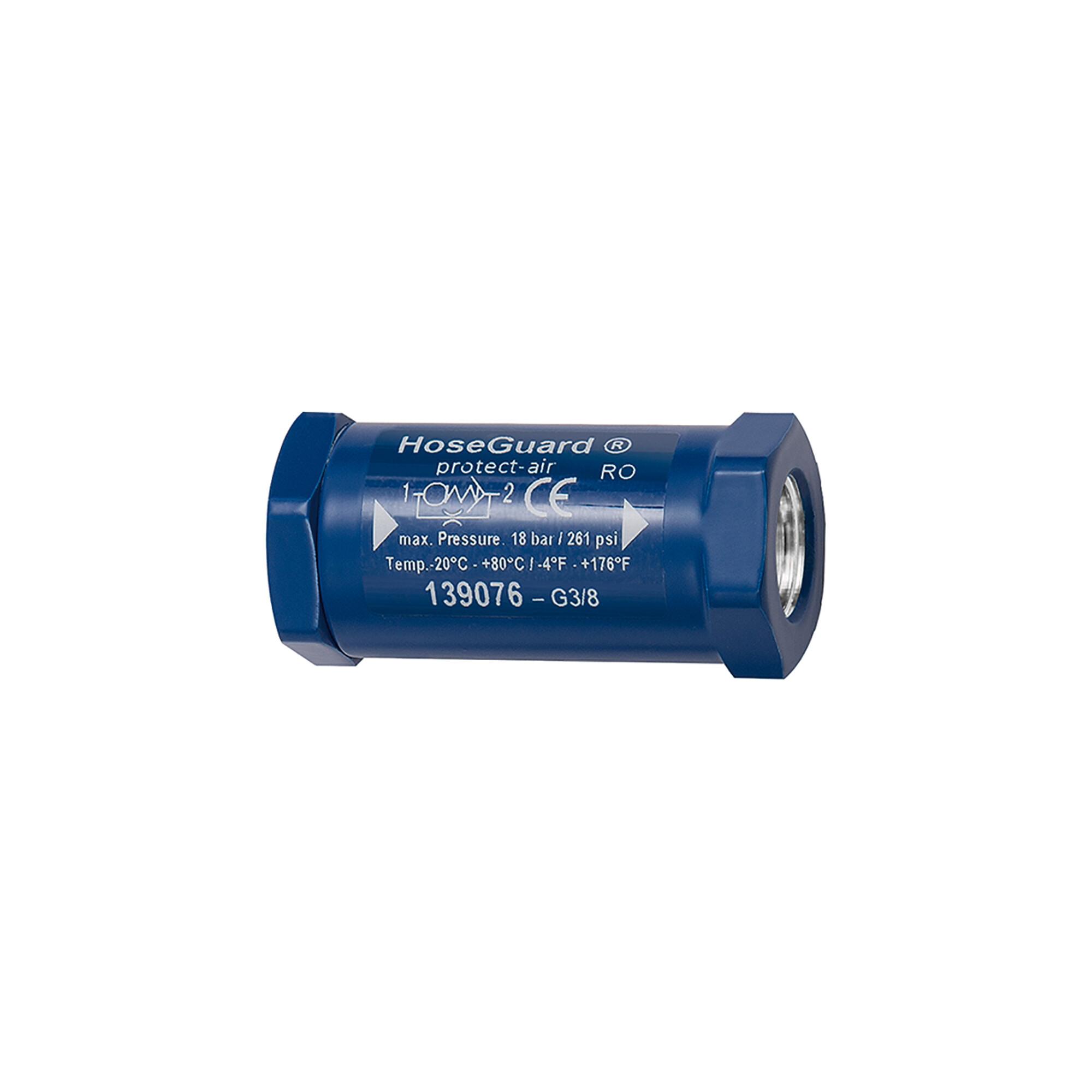 Riegler Schlauchbruchsicherung »Hose Guard«, Alu / Alu, G 1 IG/IG (2222.10)