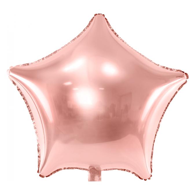 Partydeco Sternballon Rosegold 48cm (1x) (FB3M-019R)