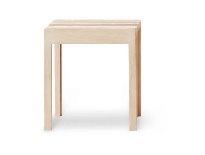 Form & Refine Lightweight Hocker 40x45 cm Weiße Eiche