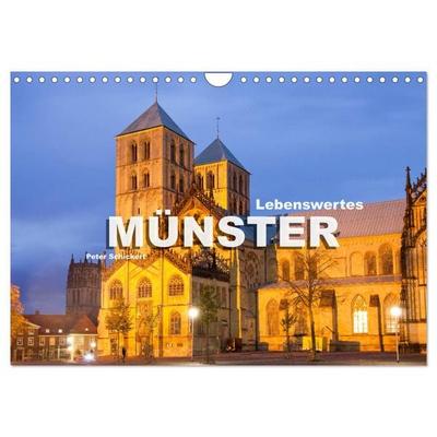 Lebenswertes Münster (Wandkalender 2026 DIN A4 quer), CALVENDO Monatskalender