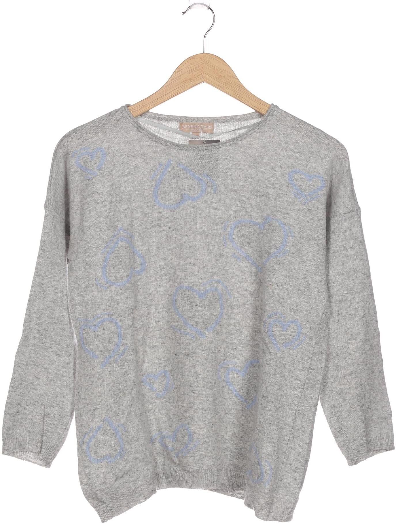 Second Hand Einzelstücke Damen Pullover, Grau, Gr. S, kein / Etikett - Second Hand