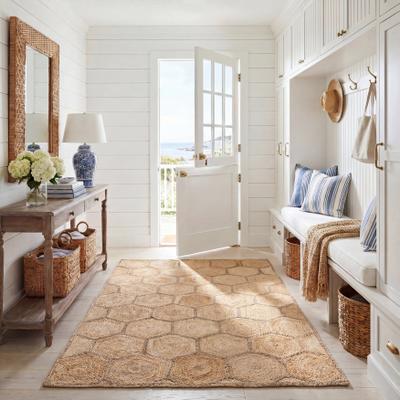 SAFAVIEH Handmade Natural Fiber Kika Honeycomb Jute Rug