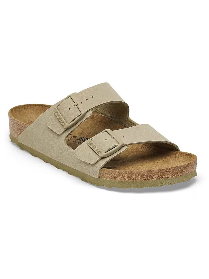 Birkenstock Pantoletten "Arizona" in Beige - 37
