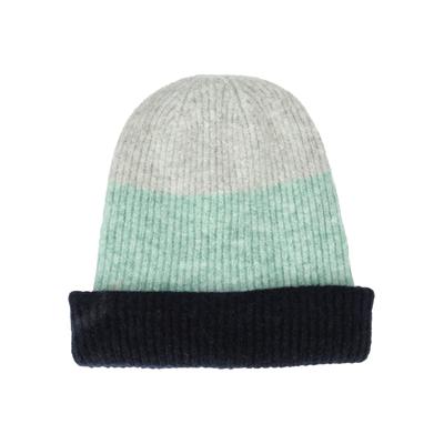 Strickmütze WHISTLER "Valeo", Damen, grün (mint), Elasthan, gestreift, Mützen Strickmütze, in stylischer Strick-Qualität