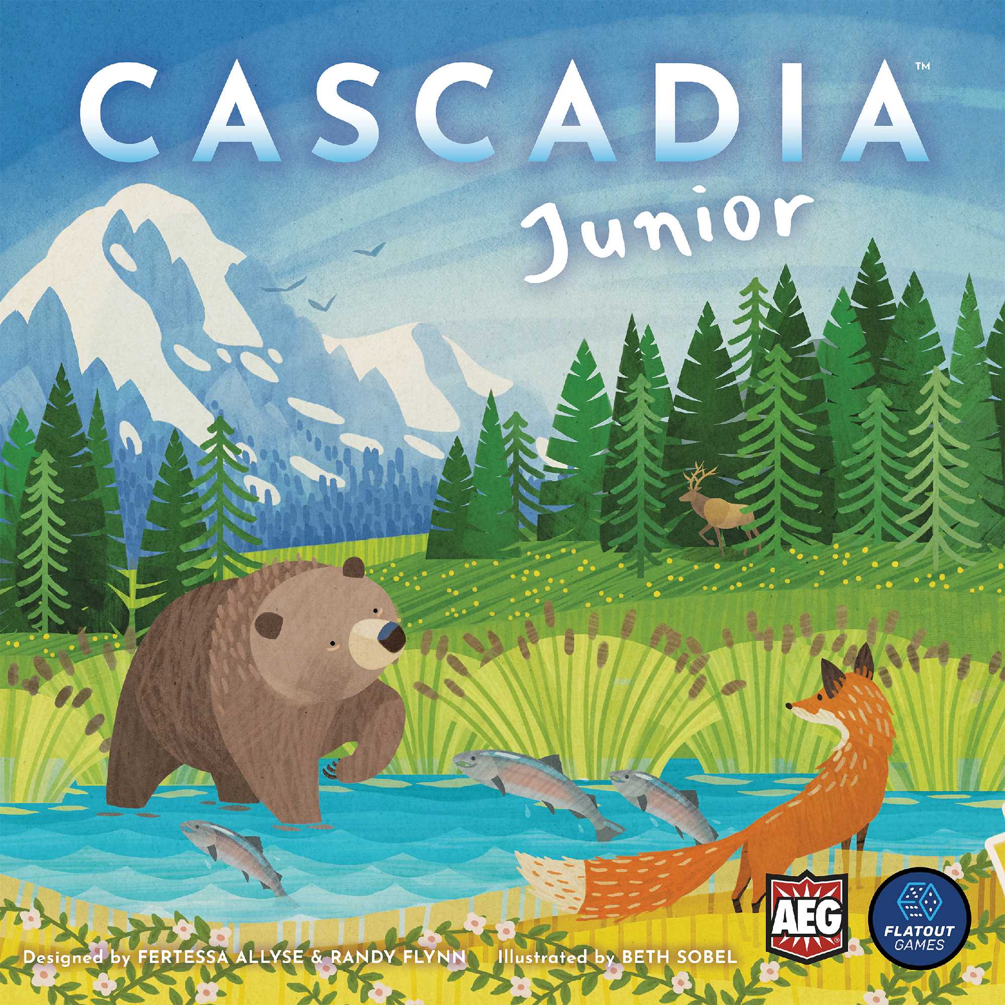 Cascadia Junior - Standalone Junior Game - Ages 6 and Up - Alderac Entertainment Group