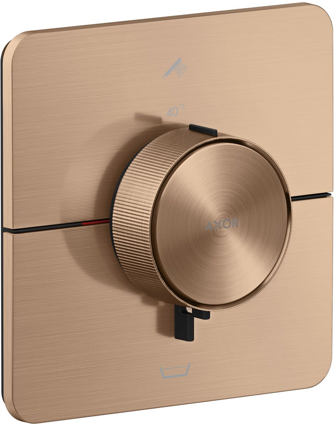 Axor ShowerSelect ID Thermostat Unterputz für 2 Funktionen mit integrierter Sicherungskombi nach EN1717
