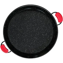 Briebe PAN38 Paellapfanne Valenciana 38 cm, Emaillierter Antihaft-Stahl, 8 Portionen Paella