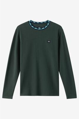 O'Neill s Wave Cult Bennett Long Sleeve Pullover in Hunter Green, Size Medium, Polyester/Twill