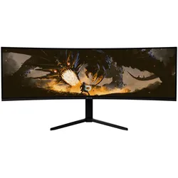Arozzi Nova 49” Curved Computerbildschirm 124,5 cm (49") 5120 x 1440 Pixel Dual QHD LED Schwarz