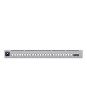 Ubiquiti Pro XG 24 PoE Etherlighting 720W 10G Professioneller 24-Port Layer 3 Etherlighting™ PoE+++-Switch mit 16 10 GbE- 8 2,5 und 2 25G SFP28-Ports.Etherlighting™-Ports die leuchten um Port-Standort Geschwindigkeit/Verbindung natives VLAN/Netzwerk anzuz (USW-PRO-XG-24-POE)
