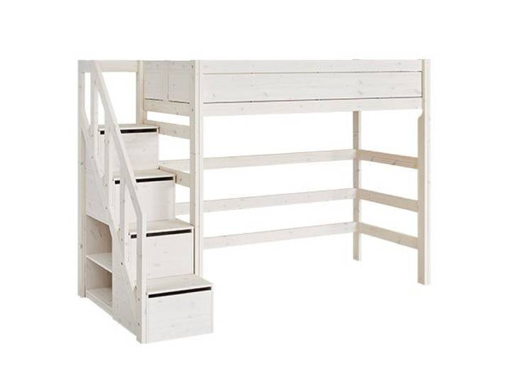 Hochbett mit Treppe 90x200cm