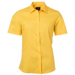 Damen Kurzarm Bluse "JN679" - L - yellow