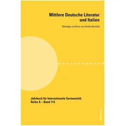 Mittlere Deutsche Literatur und Italien, Fachbücher von Federica Masiero
