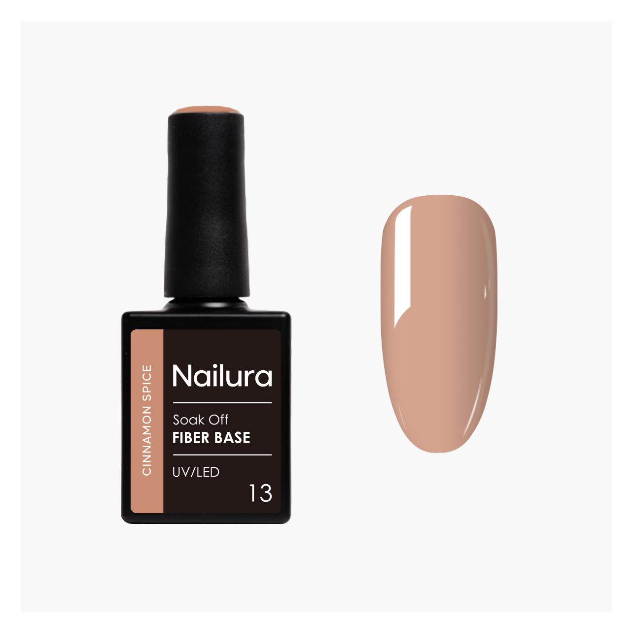 Nailura - Fiber Base - Cinnamon Spice - Warm and Spicy Beige - 10 ml (Warmes und würziges Beige) (70473)
