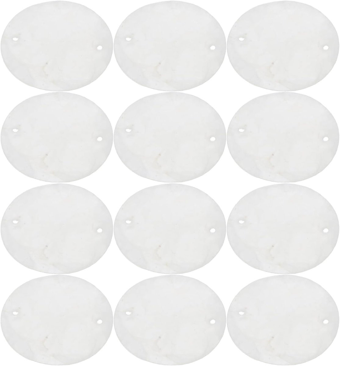 Meerkleurige Capiz Schelpen Schijven met Dubbele Gaten voor DIY Decoratie - 3 cm