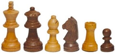 Loisirs Nouveaux Pièces d'échecs noyer n°3 - Cases 40mm
