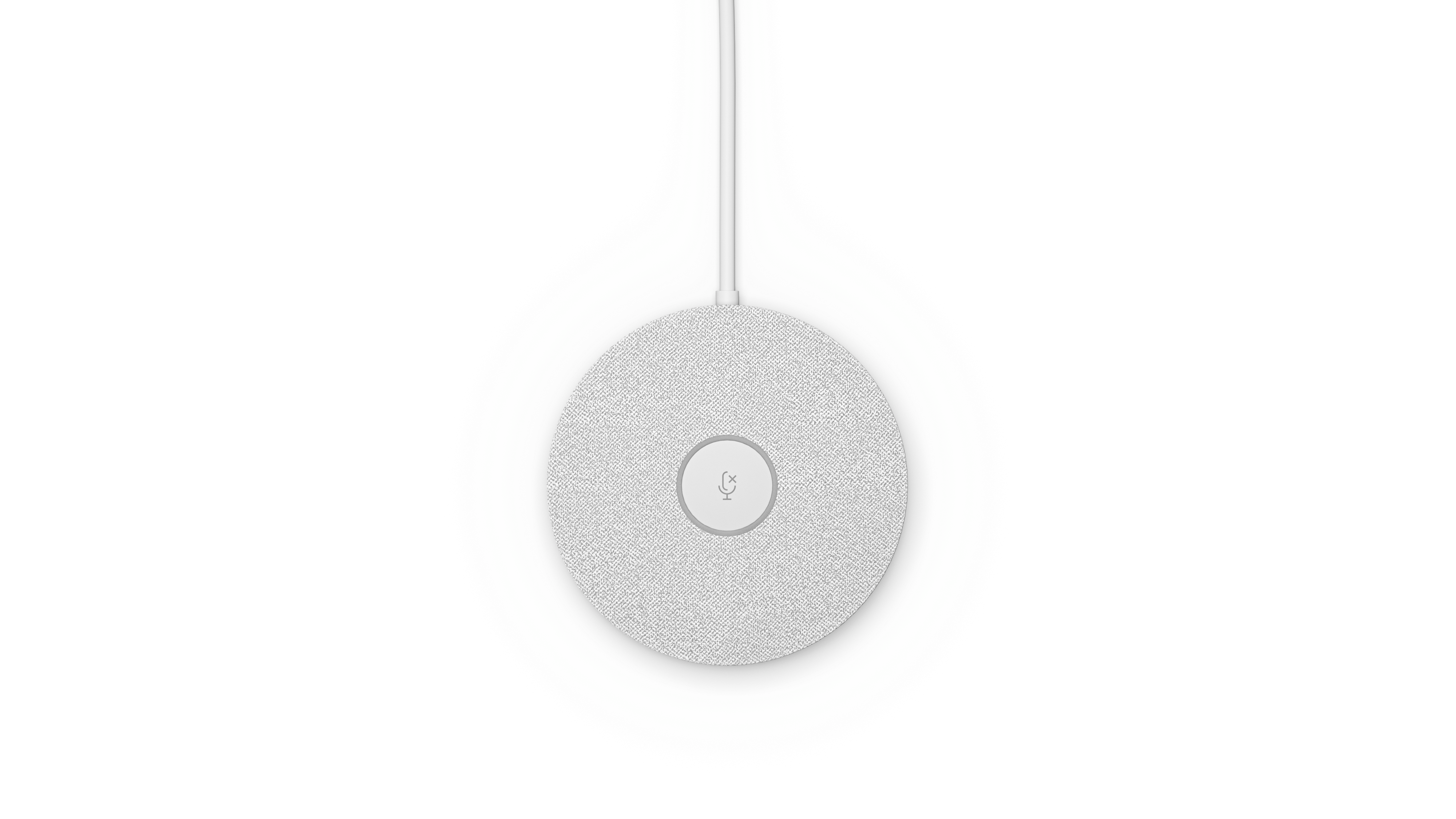 Logitech Rally Mic Pod Weiß - Modulares Mikrofon für Rally & Rally Bar (Mini) 952-000038