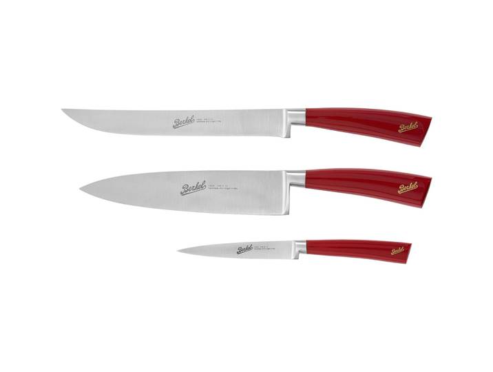 Berkel Messer-Set Elegance rot Stahl