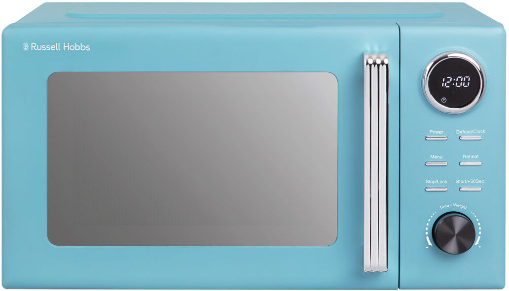 Russell Hobbs Rhmd838rb Hanley 20 Litre Microwave - Retro Blue Blue 26.4cm H X 45.6cm W X 32.6cm D