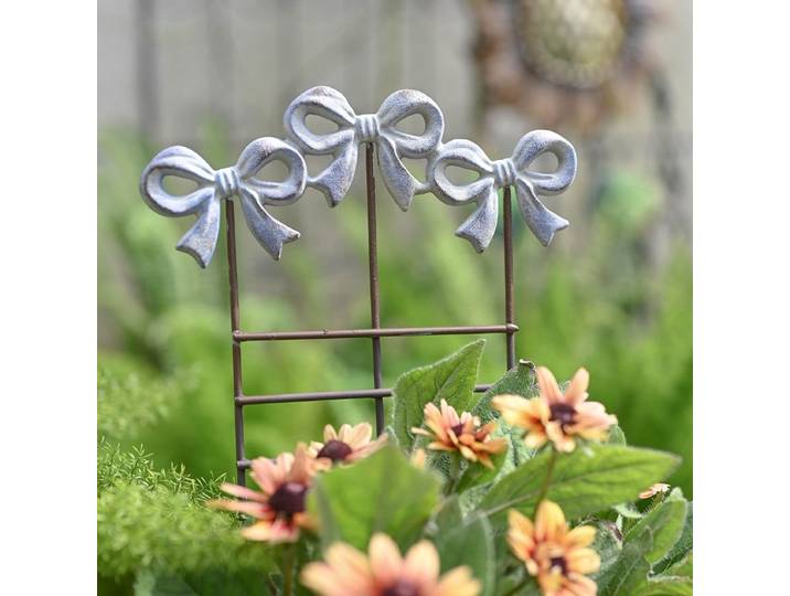Arc en fer forgé, insert au sol, décoration d'épicerie de jardin de cour, insert de fleur en fonte, petit cadre d'escalade de vigne en plein air