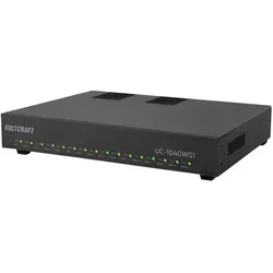 Voltcraft UC-1040W01 USB Ladestation 1040 W USB PD Schwarz Innenbereich USB Pow, USB Ladegerät, Schwarz