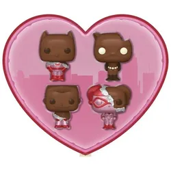Funko DC - Pocket Pop Keychains 4 Pack- Saint-Valentin (Chocolat)