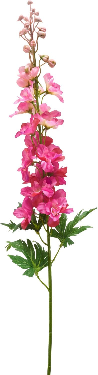 Easyplants Kunstbloem Delphinium Fuchsia 79 cm Zijde