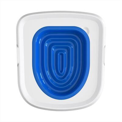 Inspired Living CatEase Toilet Training System For Cats Reusable Cat Toilet Training Kit With Cat Toilet Trainer Seat blue