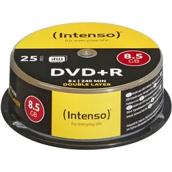 Intenso DVD+R DL 8,5GB 25 Spin Spindel