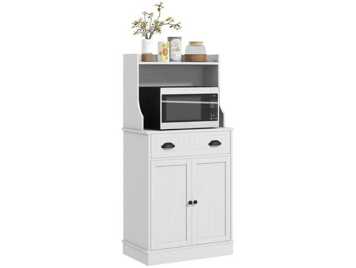 Meuble micro-ondes buffet ADANI gris