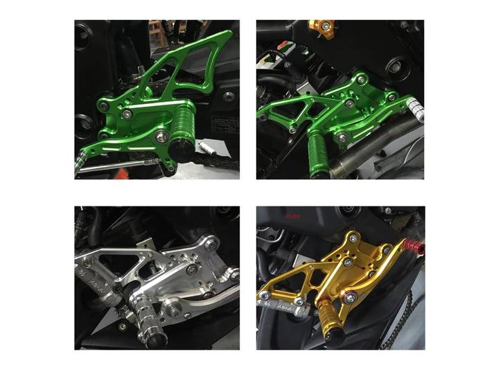 Repose-pieds arrière réglables CNC pour Yamaha YZF R3 MT03 2015-2021 et Yamaha YZF R25 MT-25 MT25 2015-2020