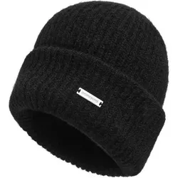DIDRIKSONS Herren Hüte He/Uni MALIN BEANIE, Größe ONE SIZE in Schwarz Schwarz