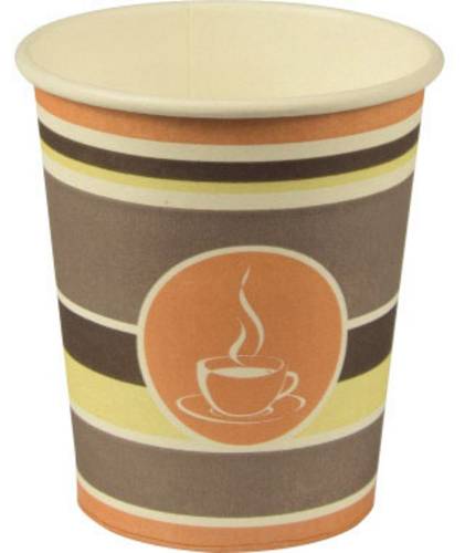 Papstar Trinkbecher Coffee To Go 90128 0,2l braun 50 St./Pack