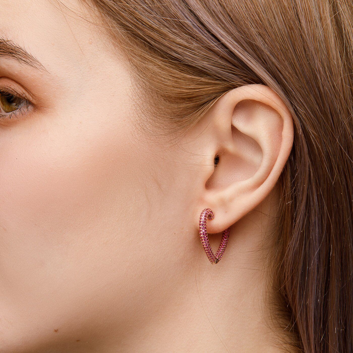 NEORE Love Corundum Warm Earrings