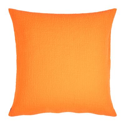 Dekokissen PAD "Fashion", orange, unifarben, B:60cm L:60cm, Polyester, Dekokissen_Sitzkissen_Kissenhüllen, aus einer italienischen Fashionweberei