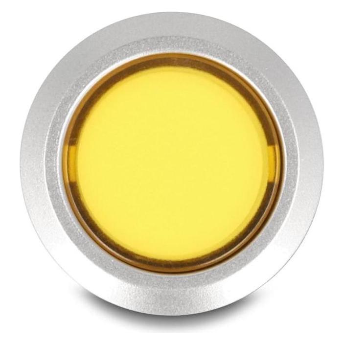 Delock Drucktaster vorstehend zum Einbau 22 mm 5 x Lötanschl (22050)