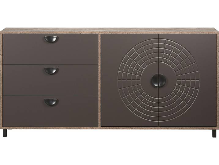 CALICOSY - Buffet 2 portes\, 3 tiroirs L176 cm - FUSION
