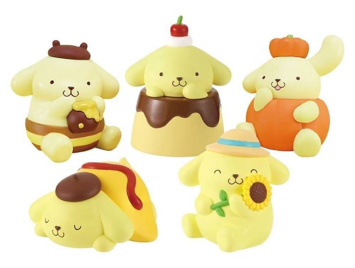 Takara Tomy Sammelfigur Sanrio Twinchees Minifiguren Pompompurin My Fav Color