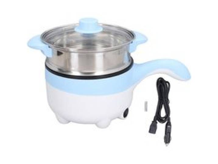 Casserole Électrique Portable 24 V Pour Voiture Revêtement En Céramique Pour Camping Camping-Car En Acier Inoxydable[PE350]
