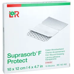 Suprasorb F Protect Folien-wundverb.10x12 Cm Ste. 10 St