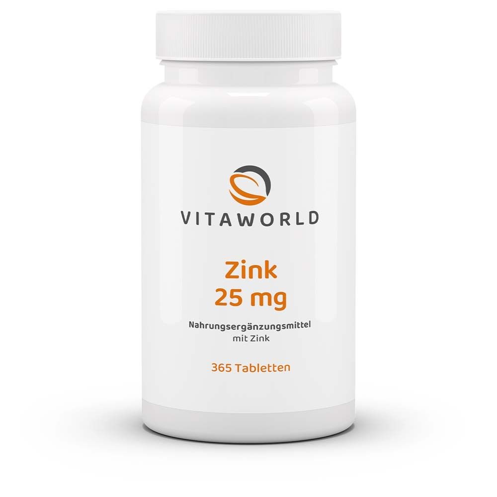 Zink 25 mg Tabletten 365 St