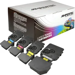 4 Kompatible Toner XL ersetzt Kyocera TK-5230 Multipack KCMY