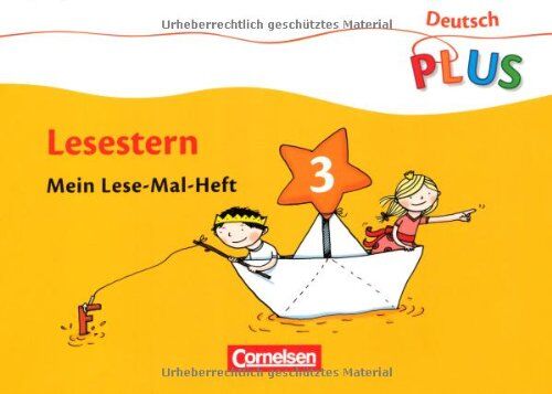 Annemarie Rendtorff-Rossnagel - Deutsch plus - Grundschule - Lese-Mal-Hefte: Lesestern: Arbeitsheft 3 - Preis vom 07.10.2026 11:45:10 h