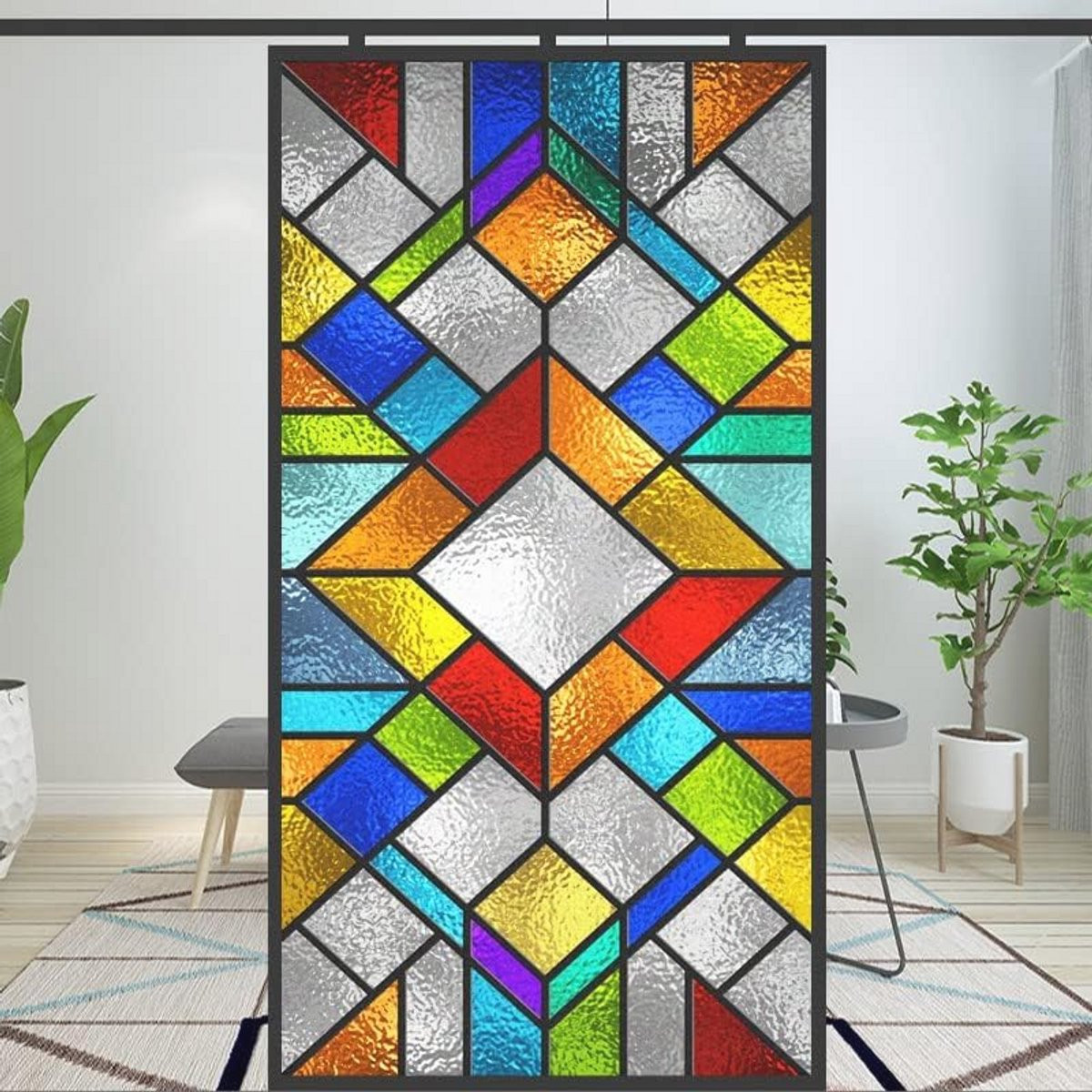 Privacy Raamfolie voor Warmtebeheersing en Decoratie – Matglas Effect 60 x 160 cm