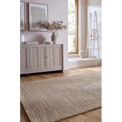 Wollteppich FLAIR RUGS "Harris Boucle", beige (natur), B:200cm H:12mm L:290cm, Wolle, Teppiche, handgefertigt