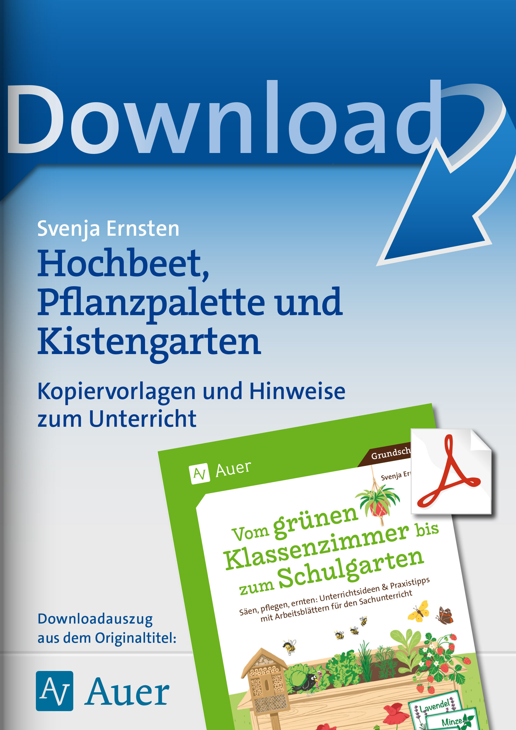 Auer Verlag Hochbeet, Pflanzpalette und Kistengarten