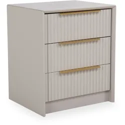 Nachtkonsole Kacey (BHT 53x63x45 cm) - beige - BHT 53x63x45 cm